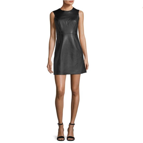 rag & bone Dresses & Skirts - Rag and Bone Loxley Sleeveless Lambs Leather Mini Dress